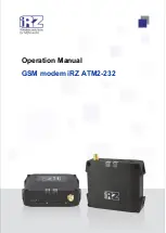 iRZ ATM2-232 Operation Manual предпросмотр