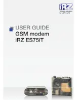 iRZ ES75iT User Manual preview