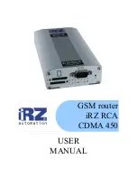 iRZ iRZ RCA User Manual предпросмотр