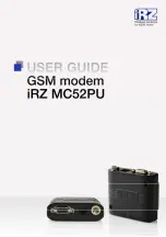 iRZ MC52PU User Manual предпросмотр