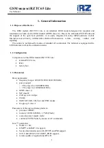 Preview for 4 page of iRZ TC65 Lite User Manual