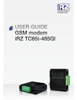 iRZ TC65I-485Gl User Manual preview