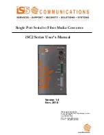 Предварительный просмотр 1 страницы IS5 COMMUNICATIONS iSC2 Series User Manual