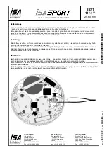 Preview for 3 page of ISA SPORT 8271 Instruction Booklet