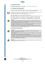 Preview for 13 page of ISA 120 RV TB Use And Maintenance Manual