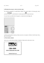 Preview for 9 page of ISA CBA1000 Introductory Manual