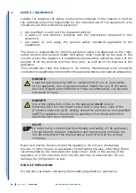 Preview for 5 page of ISA MILLENIUM JX Use And Maintenance Manual