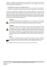 Preview for 5 page of ISA Millennium LX Gelato Original Instructions Manual