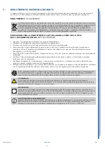 Preview for 14 page of ISA Stratos H125 120 Use And Maintenance Manual