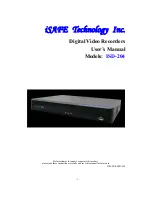 iSAFE Technology ISD-204 User Manual preview