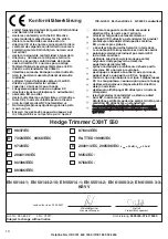 Предварительный просмотр 12 страницы ISC challenge Xtreme CXHT 550 Operating Instructions Manual