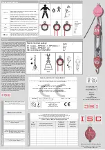 Предварительный просмотр 1 страницы ISC CRESTO RP034A User Instructions