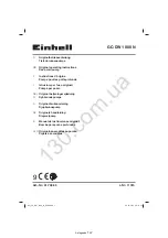 Preview for 2 page of ISC EINHELL 41.709.55 Original Operating Instructions