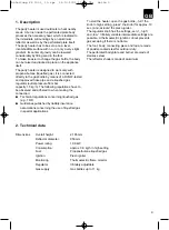 Preview for 11 page of ISC Party Heater PS 1001 Operating Instructions Manual