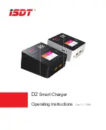 ISDT D2 Smart Charger Operating Instructions Manual предпросмотр