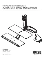 ISE Sit-Stand Installation Manual preview