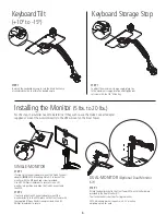 Предварительный просмотр 6 страницы ISE Sit-Stand Installation Manual