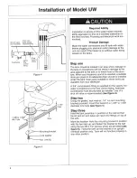 Preview for 6 page of ISE UH UltraHot Installation, Care & Use Manual