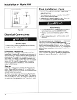 Preview for 8 page of ISE UH UltraHot Installation, Care & Use Manual