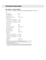 Preview for 23 page of ISE W256W Operating Instructions Manual