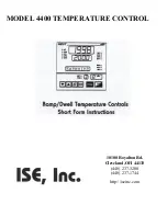 ISE WEST 4400 Short Form Instructions preview