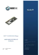 Isee IGEP COM AQUILA AM335x Hardware Reference Manual предпросмотр