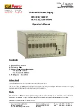 iseg ECH 238 1200W Operator'S Manual preview