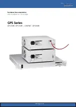 iseg GPS 300W Technical Documentation Manual preview