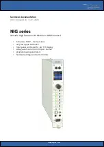 iseg NHS High Precision Technical Documentation Manual preview