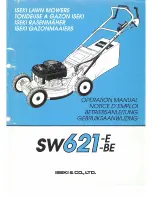 Iseki SW621-BE Operation Manual preview