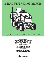 Preview for 1 page of Iseki SXG216 Operation Manual