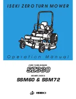 Preview for 1 page of Iseki SZ330 SSM60 Operation Manual