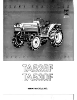 Iseki TA525F Operation Manual preview