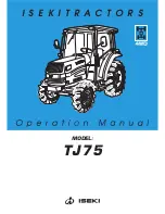 Iseki TJ75 Operation Manual preview
