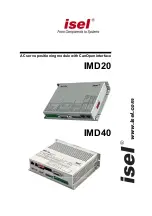 Isel IMD20 Manual preview