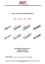 Предварительный просмотр 1 страницы Isel LEZ 1 Assembly, Installation And Maintenance Manual