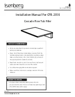 Isenberg CFB.2350 Installation Manual preview