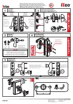 Preview for 2 page of Iseo Trim Assembling Instructions