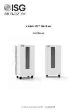 ISG Viralair-UV User Manual предпросмотр