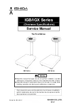 ISHIDA IGB-150 Service Manual preview