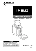 ISHIDA IP-EMZ Manual preview