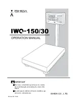 Preview for 1 page of ISHIDA iwq-150/30 Operation Manual