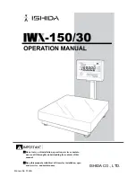 ISHIDA IWX-150/30 Operation Manual preview