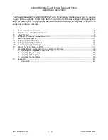 ISHIDA SR-2000a Quick Setup Instructions Manual preview