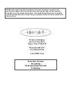 Preview for 8 page of Isimet DLA Series Style 2 Installation, Operations, Start-Up And Maintenance Instructions