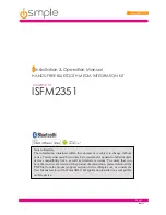 iSimple TranzitBLU HF ISFM2351 Installation & Operation Manual preview