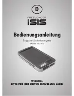 Preview for 15 page of iSIS FL5100 User Manual