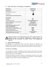 Preview for 24 page of ISKO KOCH ISKOmed Multidorm Mobil Instructions For Use Manual