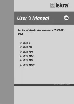 Iskra IE14-S User Manual preview