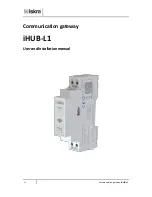 Предварительный просмотр 2 страницы Iskra iHUB-L1 User Manual